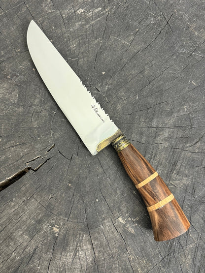 8&quot; Artisan Knife, Native Hardwood, SS440 - 190mm