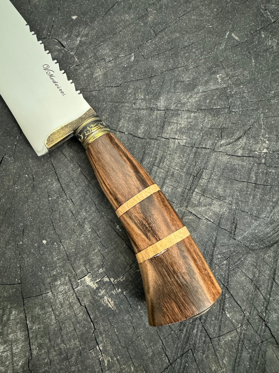 8&quot; Artisan Knife, Native Hardwood, SS440 - 190mm