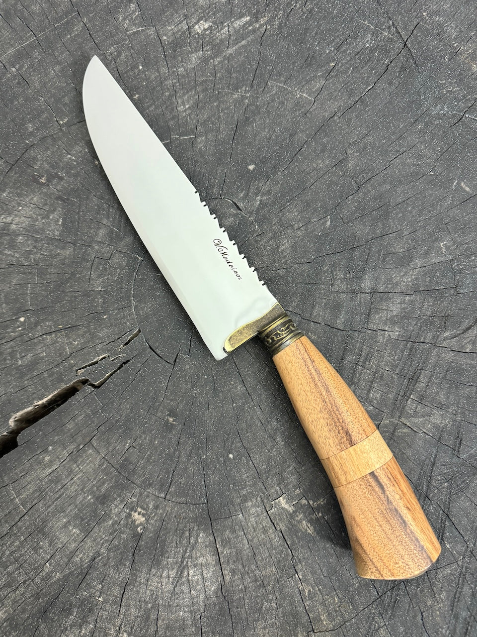 8&quot; Artisan Knife, Native Hardwood, SS440 - 190mm