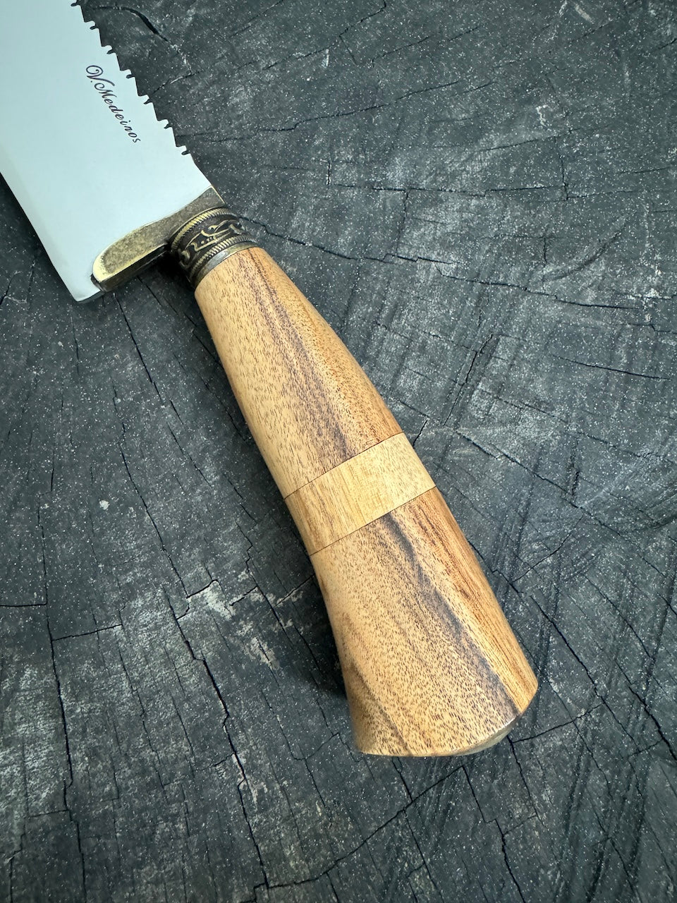 8&quot; Artisan Knife, Native Hardwood, SS440 - 190mm