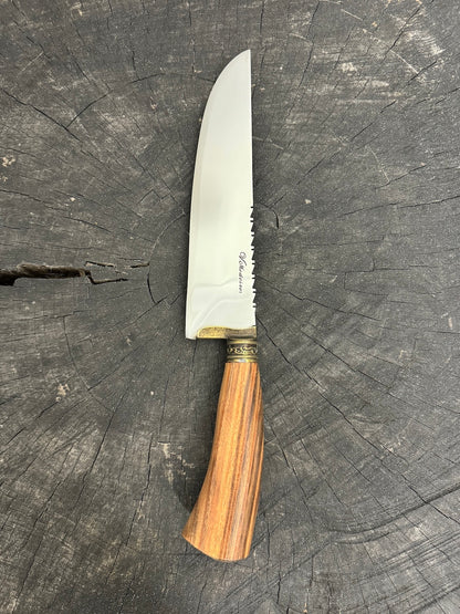 8&quot; Artisan Knife, Native Hardwood, SS440 - 190mm