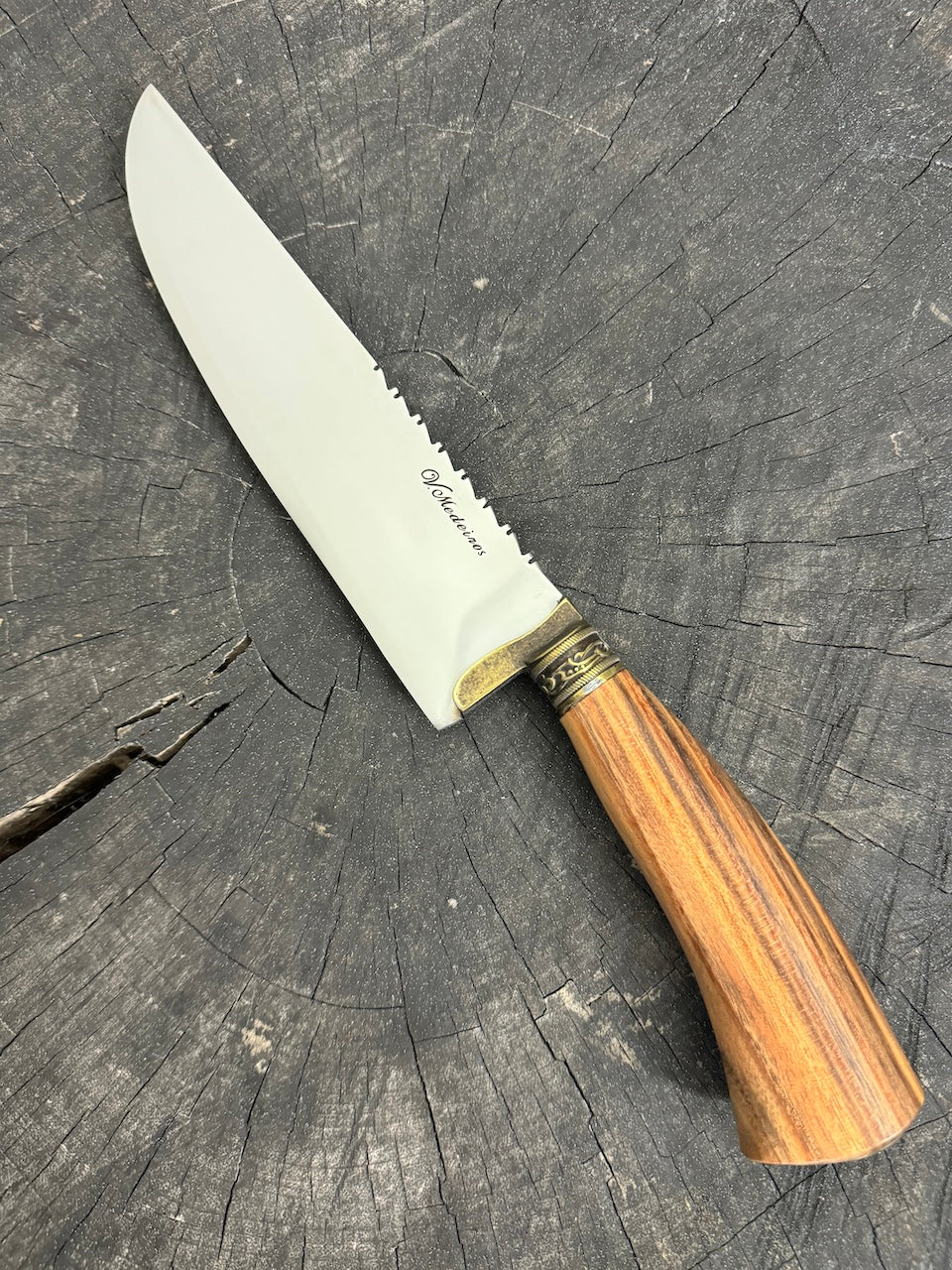 8&quot; Artisan Knife, Native Hardwood, SS440 - 190mm