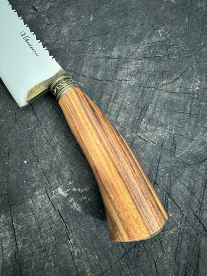 8&quot; Artisan Knife, Native Hardwood, SS440 - 190mm