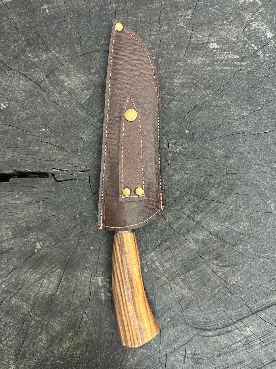 8&quot; Artisan Knife, Native Hardwood, SS440 - 190mm