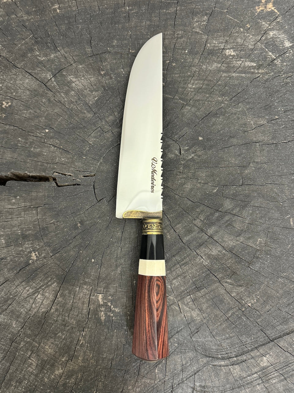 8&quot; Artisan Knife, Hybrid Handle, SS440 - 190mm