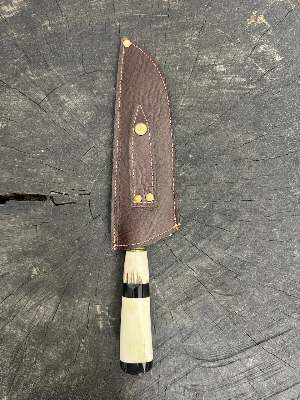 8&quot; Artisan Knife, Deer Antler, SS440 - 190mm