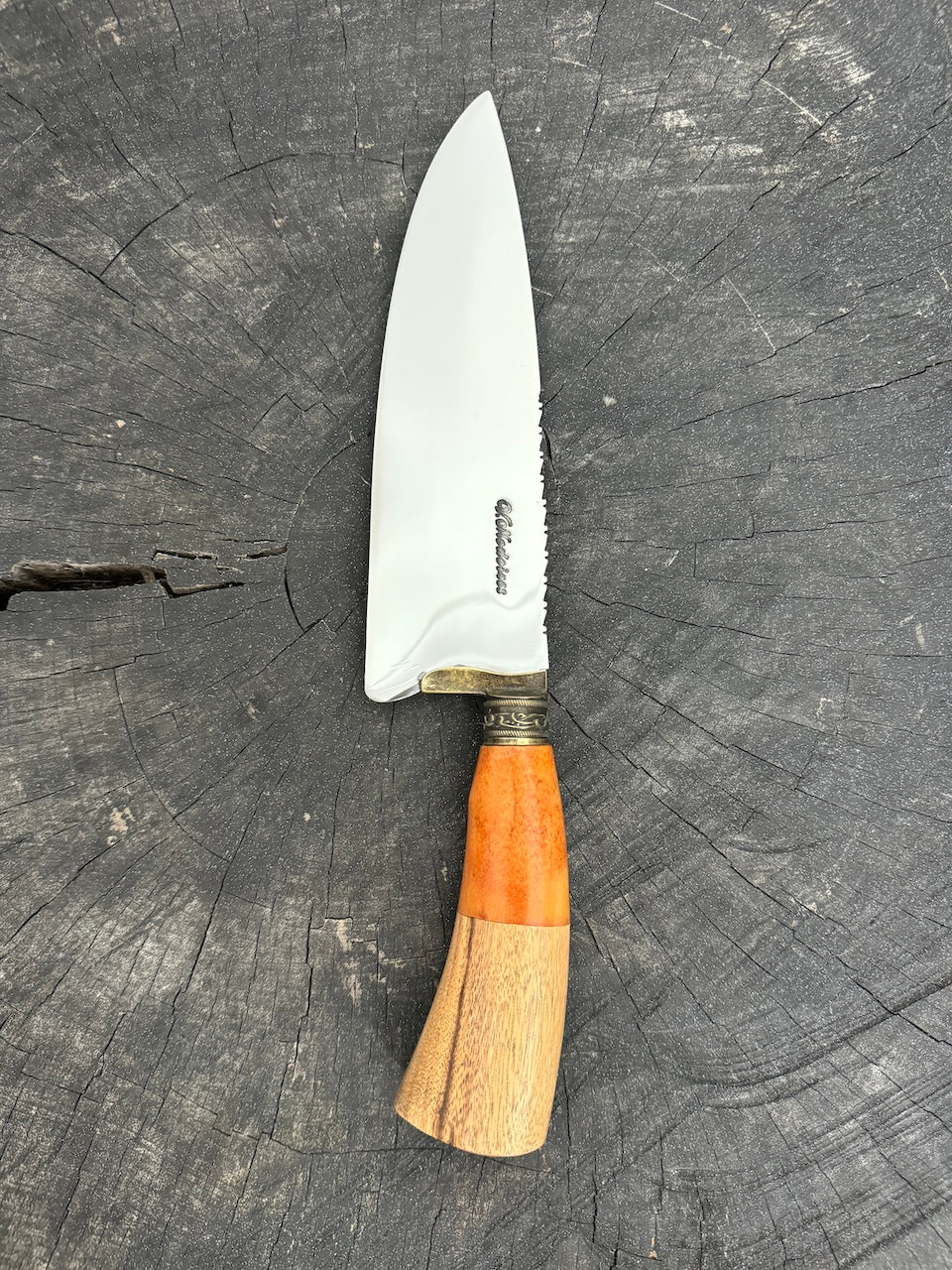 8&quot; Picanha Chef Knife, Native Hardwood, SS440 - 200mm