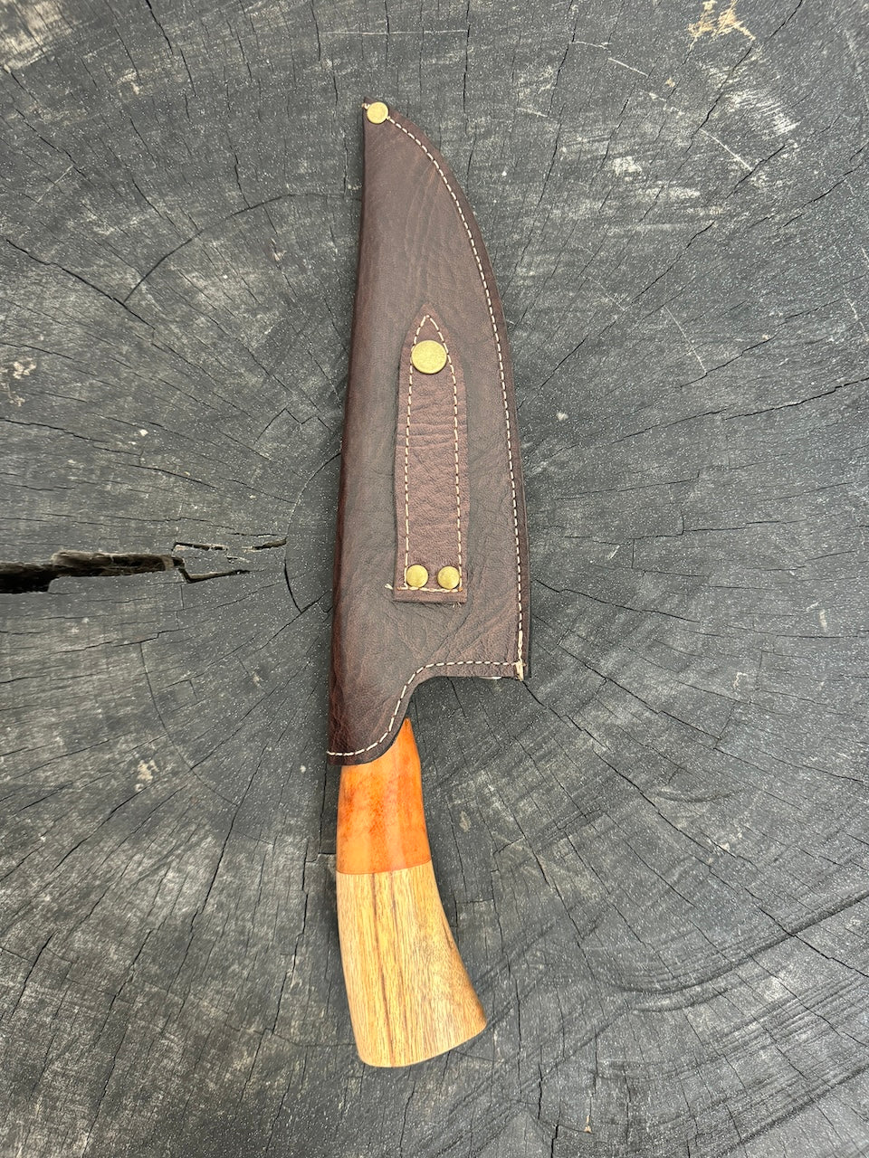 8&quot; Picanha Chef Knife, Native Hardwood, SS440 - 200mm