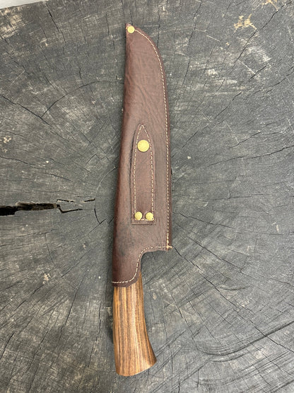 9&quot; Artisan BBQ Knife, Native Hardwood, SS440 - 230mm