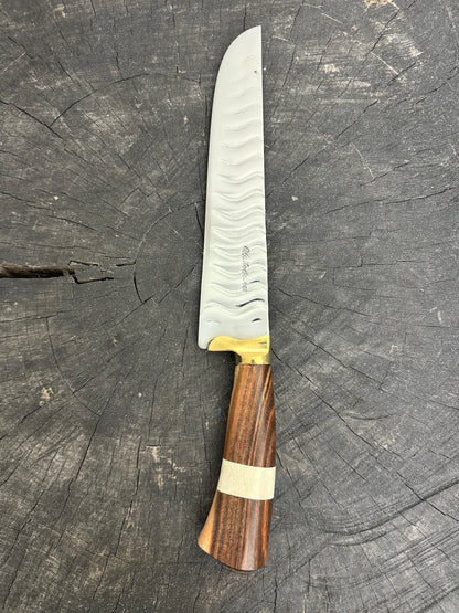 9&quot; Artisan BBQ Knife, Native Hardwood, SS440 - 230mm