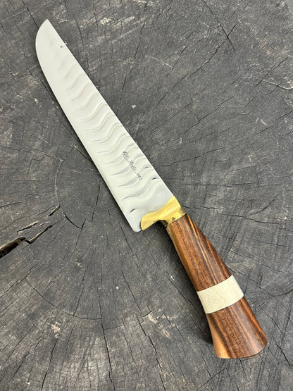 9&quot; Artisan BBQ Knife, Native Hardwood, SS440 - 230mm