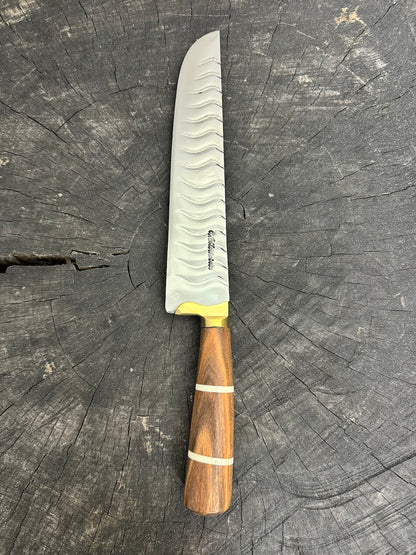 9&quot; Artisan BBQ Knife, Native Hardwood, SS440 - 230mm