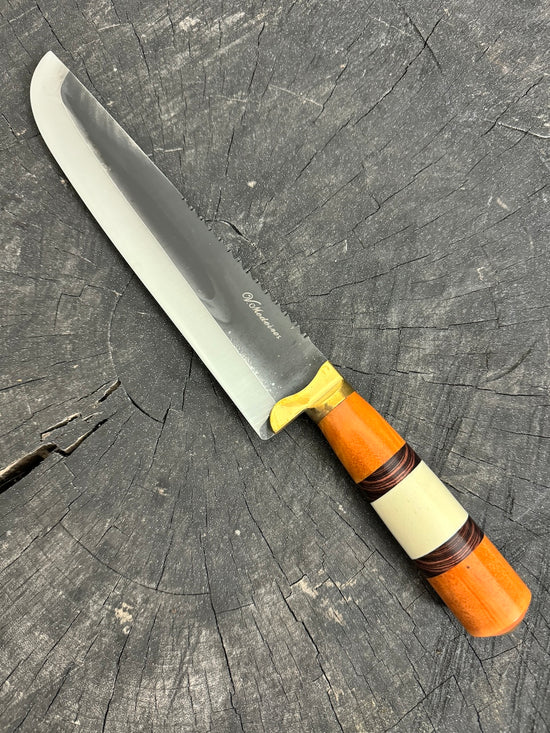 9" Artisan BBQ Knife, Native Hardwood, RSS440 - 230mm