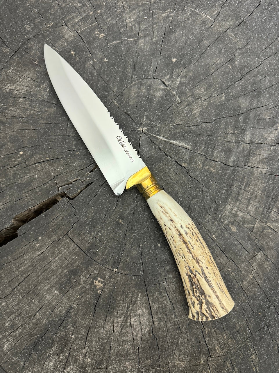 6&quot; Utility Knife, Deer Antler, SS440 - 150mm