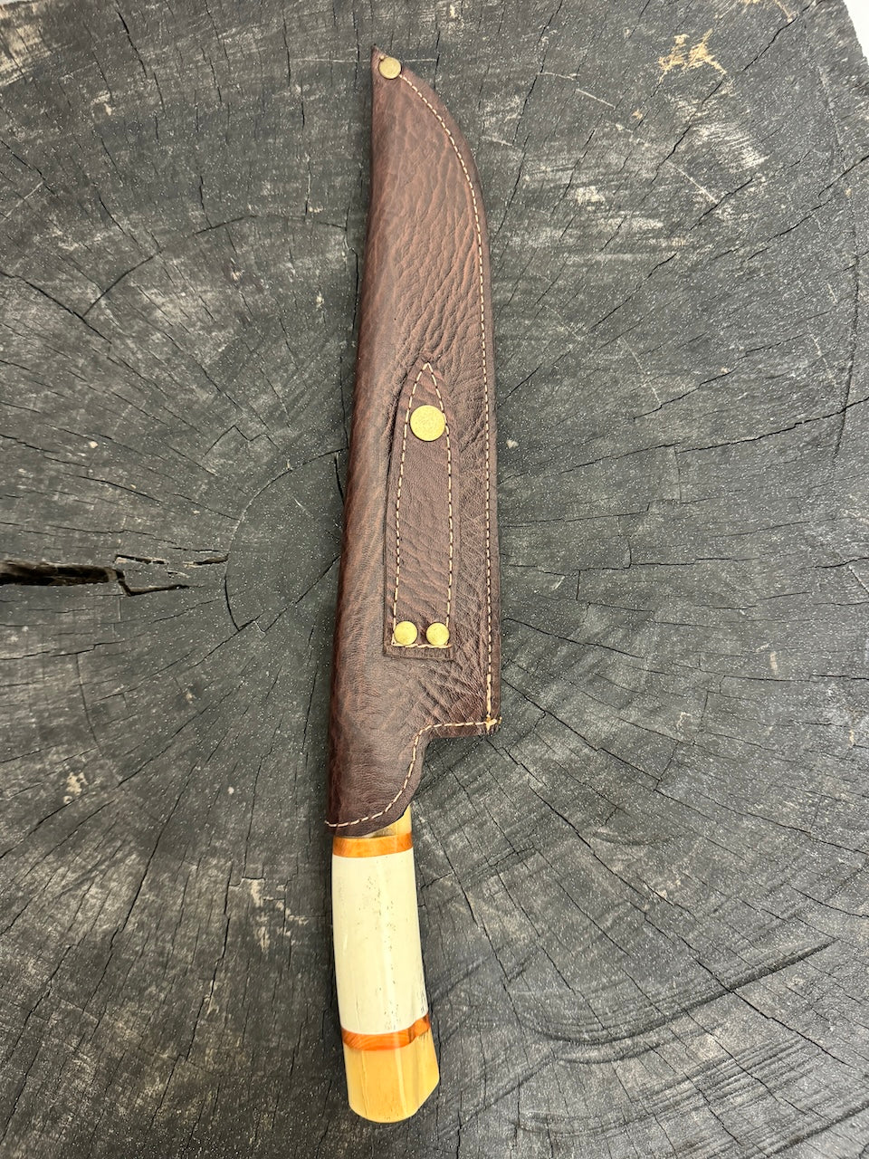 9&quot; Artisan BBQ Knife, Native Hardwood, SS440 - 230mm