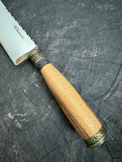 10&quot; Butchers Knife, Native Hardwood, SS440 - 250mm