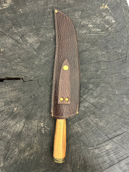 10&quot; Butchers Knife, Native Hardwood, SS440 - 250mm