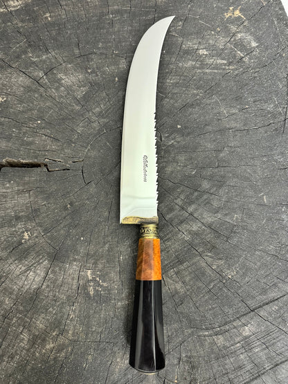 10&quot; Butchers Knife, Mango Hardwood, SS440 - 250mm