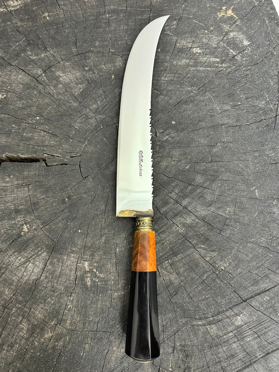 10" Butchers Knife, Mango Hardwood, SS440 - 250mm