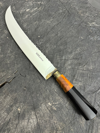 10&quot; Butchers Knife, Mango Hardwood, SS440 - 250mm