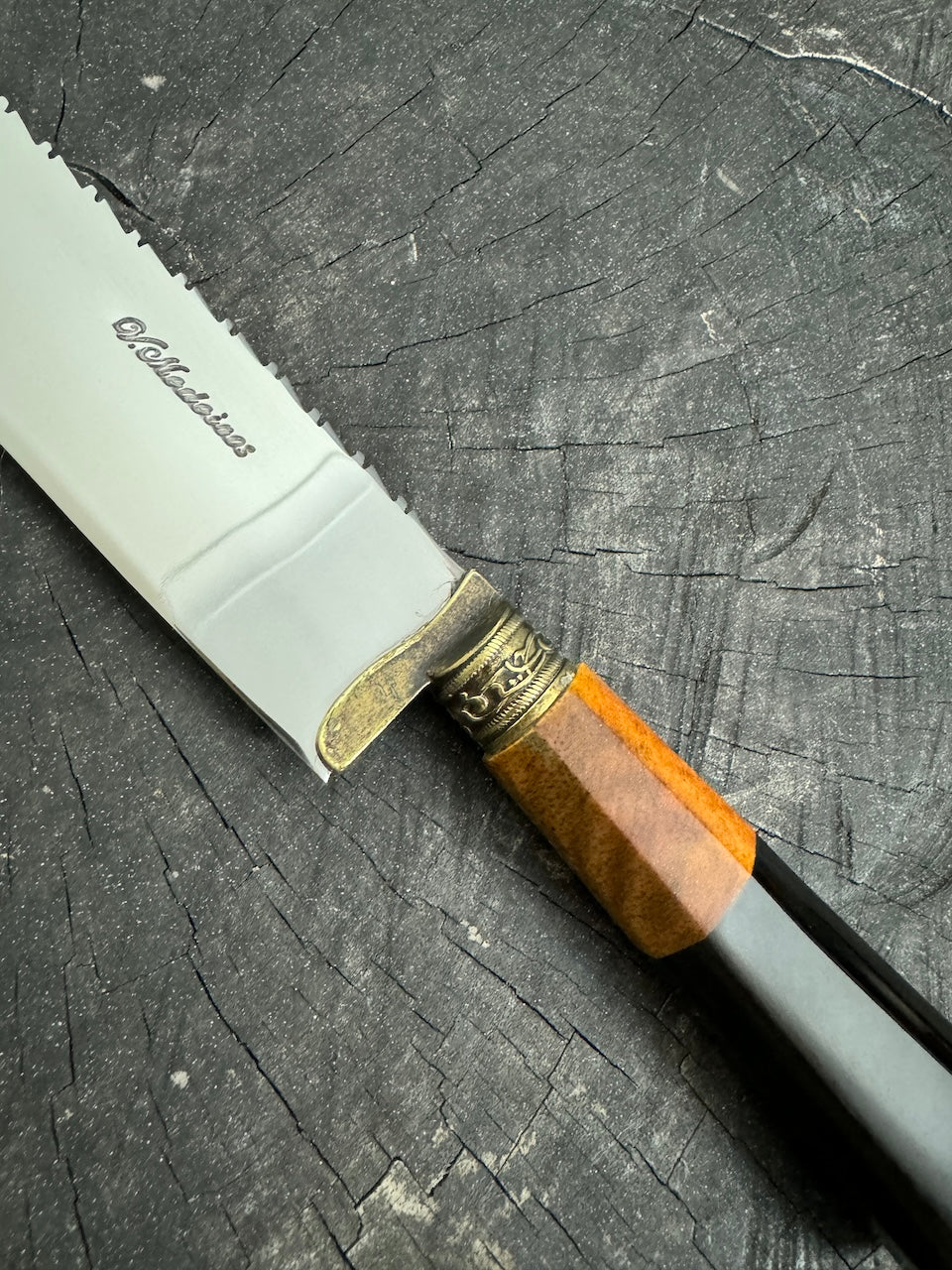 10&quot; Butchers Knife, Mango Hardwood, SS440 - 250mm