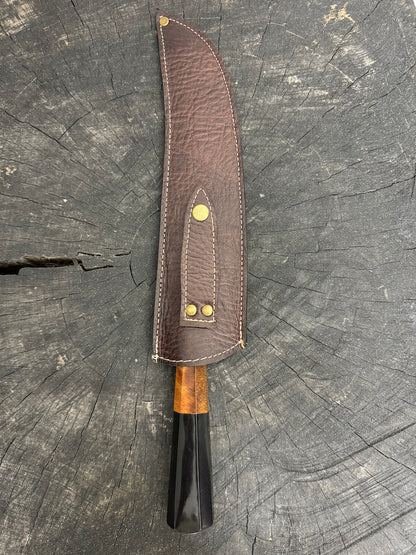 10&quot; Butchers Knife, Mango Hardwood, SS440 - 250mm