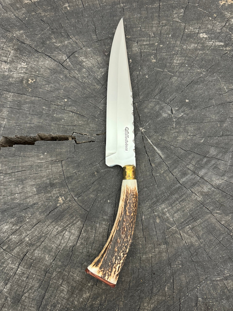 8&quot; Chef Knife, Deer Antler, SS420 - 200mm