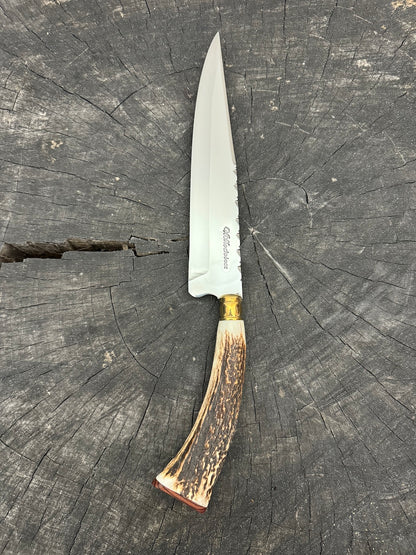8&quot; Chef Knife, Deer Antler, SS420 - 200mm