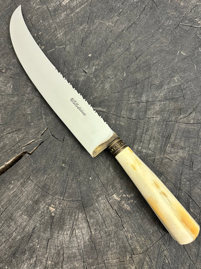 10&quot; Butchers Knife, Ostrich Bone, SS440 - 250mm