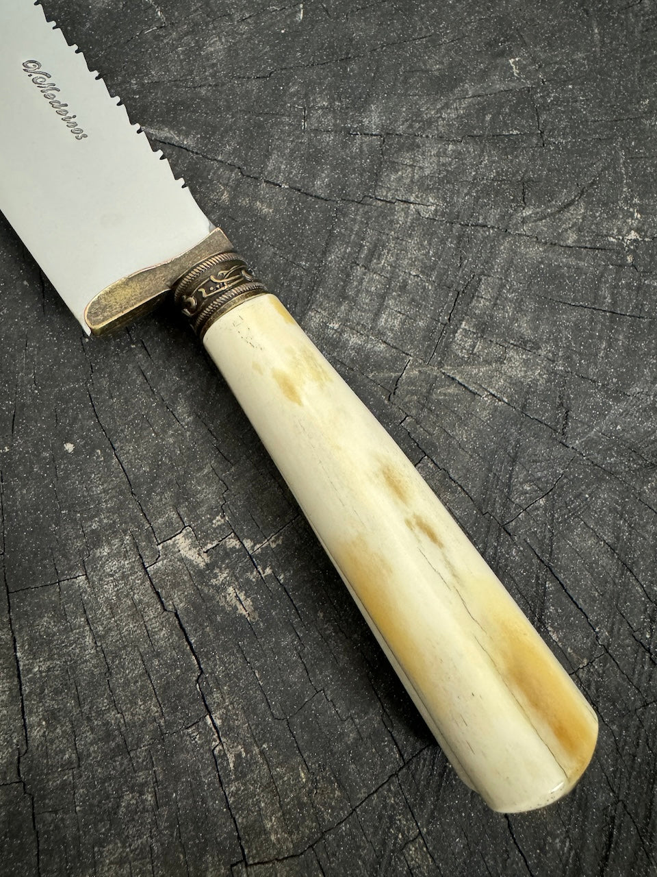 10&quot; Butchers Knife, Ostrich Bone, SS440 - 250mm