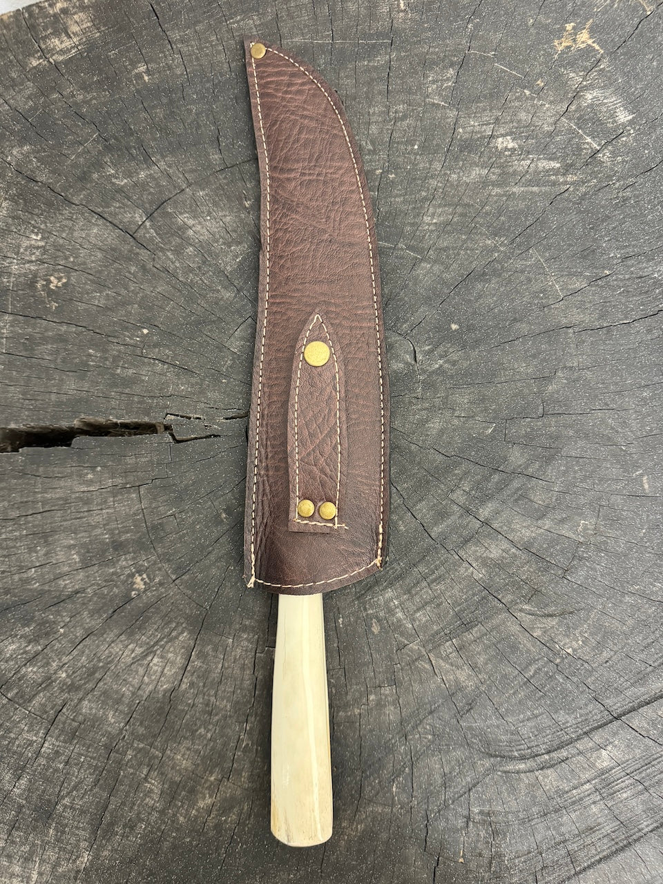 10&quot; Butchers Knife, Ostrich Bone, SS440 - 250mm