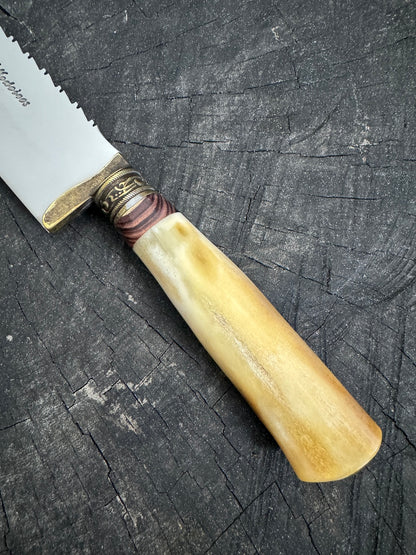 10&quot; Butchers Knife, Ostrich Bone, SS440 - 250mm