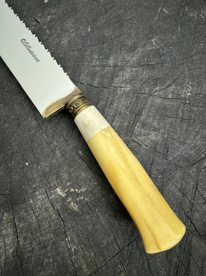 10&quot; Butchers Knife, Ostrich Bone, SS440 - 250mm