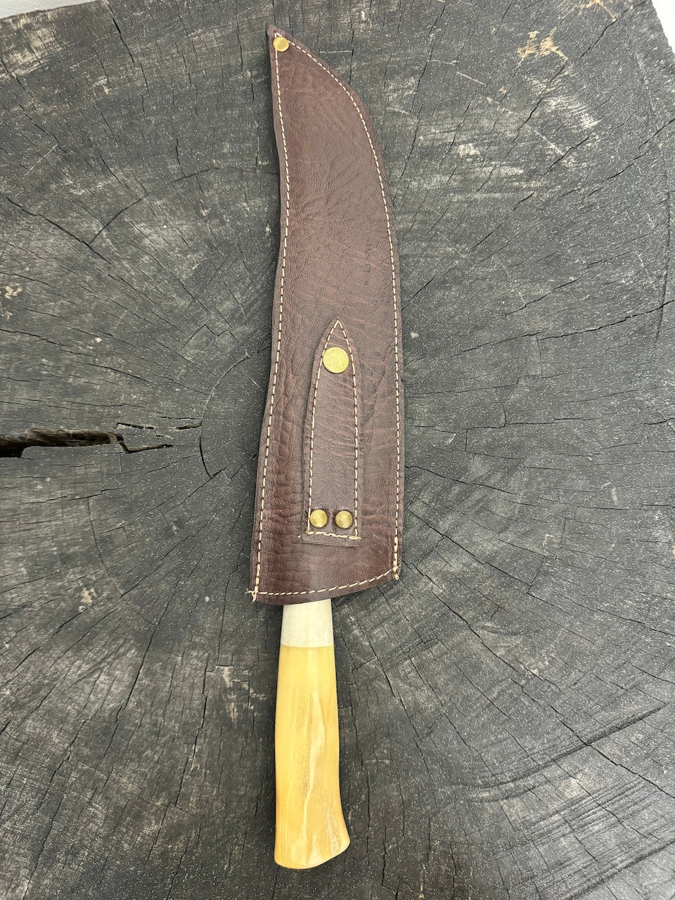 10&quot; Butchers Knife, Ostrich Bone, SS440 - 250mm