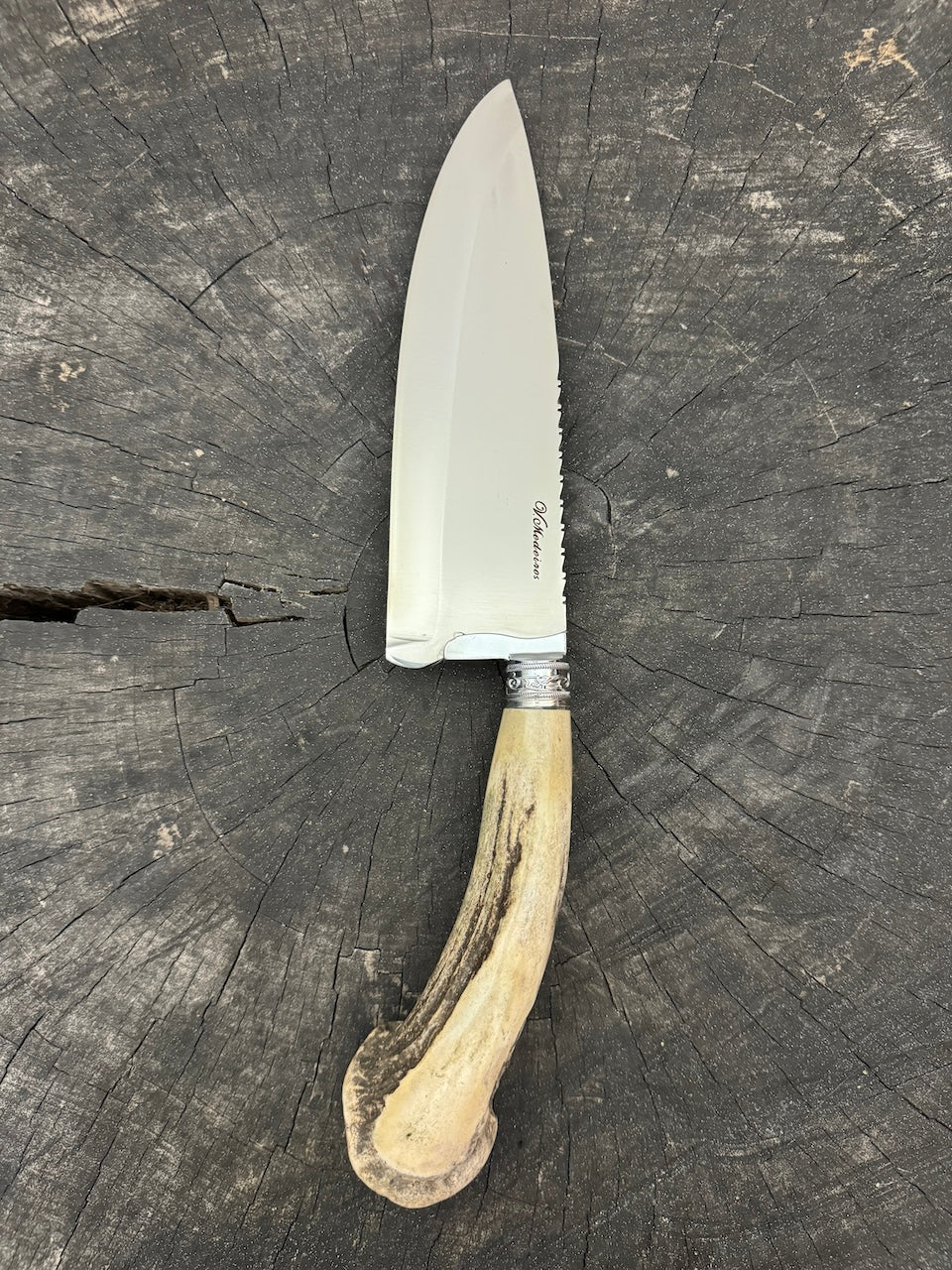 8&quot; Picanha Chef Knife, Deer Antler, SS440 - 200mm