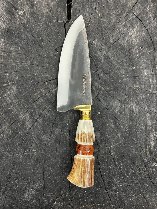 6" Utility Picanha Knife, Deer Antler RSS420 - 150mm