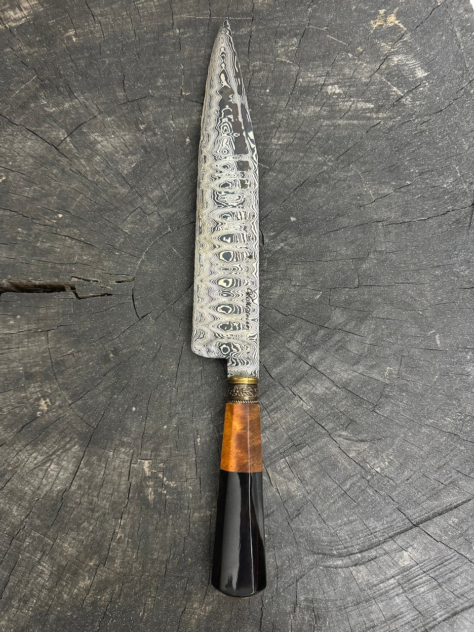 10&quot; Damascus Knife, Mango Tree, CS1095 15n20 - 255mm