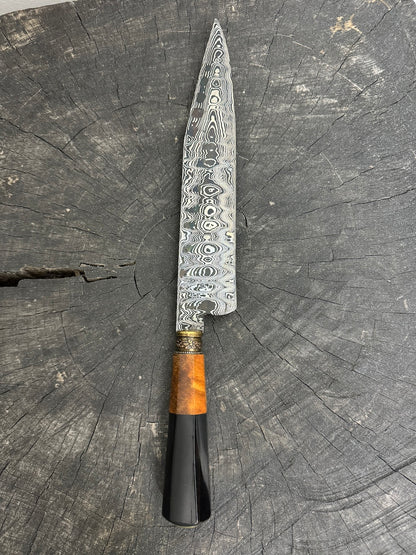 10&quot; Damascus Knife, Mango Tree, CS1095 15n20 - 255mm