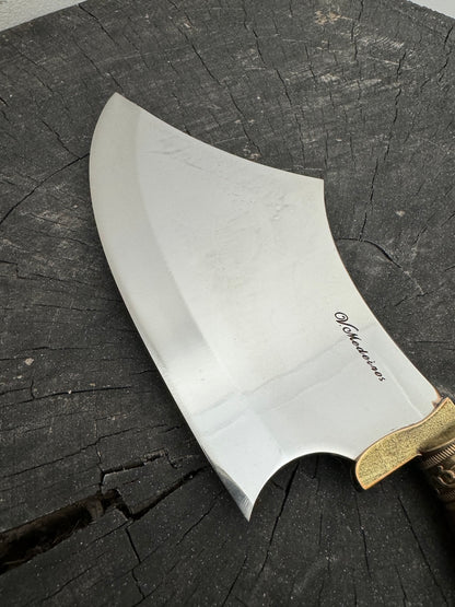 7&quot; Cutelo Wild Cleaver, Native Hardwood, SS440 - 180mm