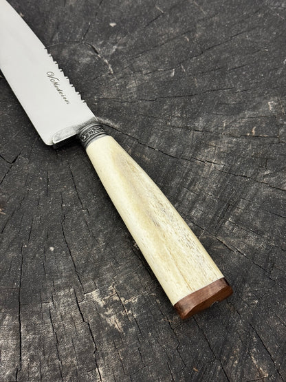 6" Utility Knife, Ostrich Bone SS440 - 150mm
