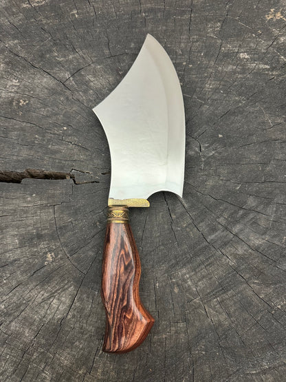 7&quot; Cutelo Wild Cleaver, Native Hardwood, SS440 - 180mm