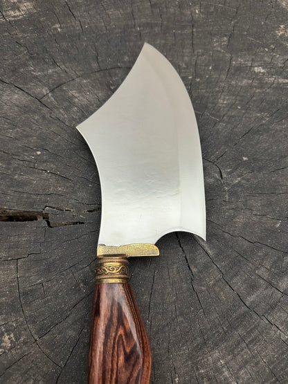 7&quot; Cutelo Wild Cleaver, Native Hardwood, SS440 - 180mm