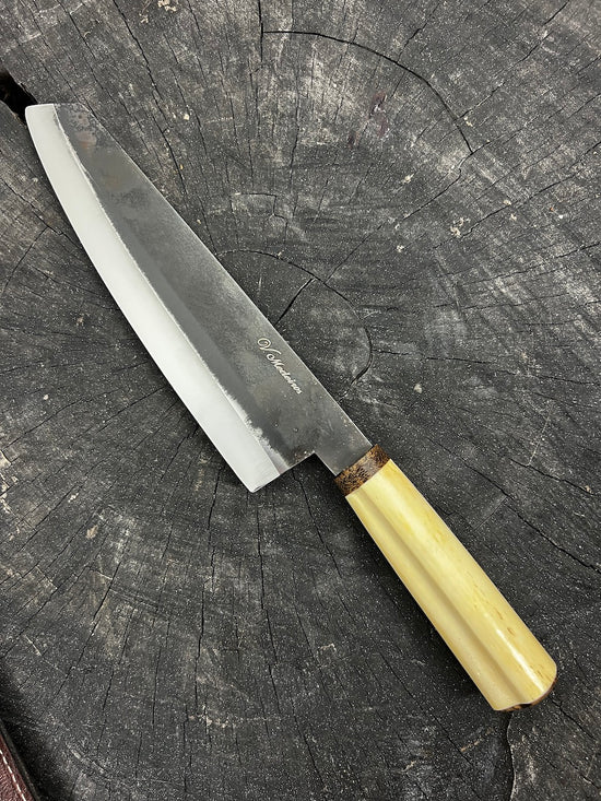 8" Kultura Knife, Ostrich Bone, RSS440 - 200mm