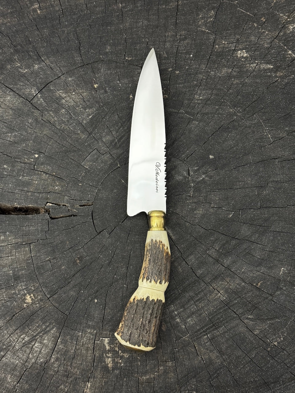 6" Utility Knife, Deer Antler, SS440 - 150mm