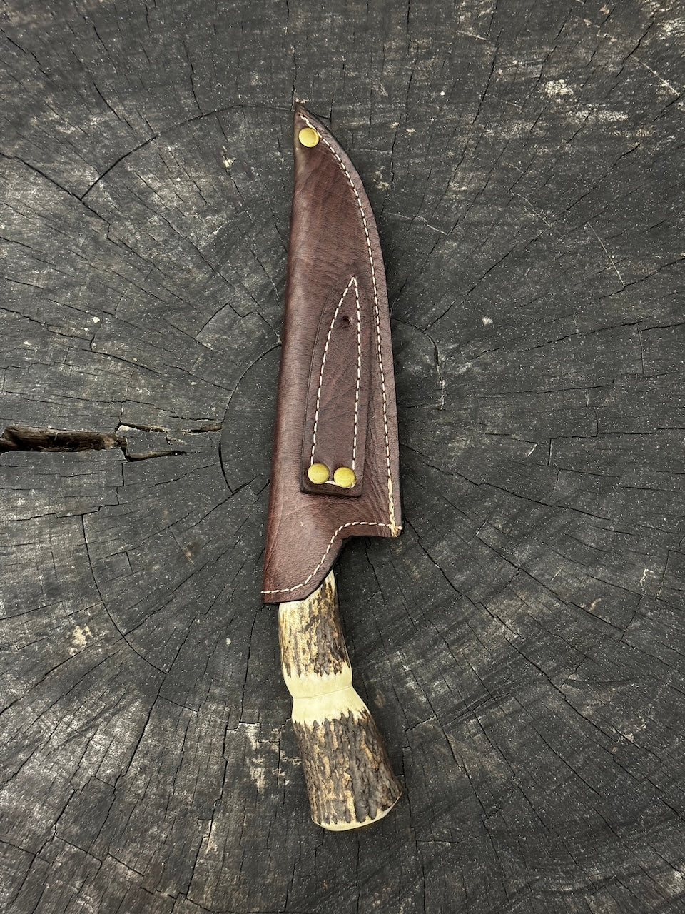6" Utility Knife, Deer Antler, SS440 - 150mm