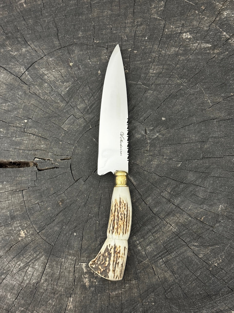 6" Utility Knife, Deer Antler, SS440 - 150mm