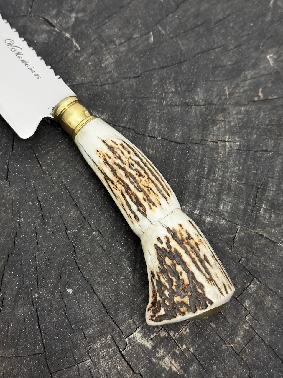 6" Utility Knife, Deer Antler, SS440 - 150mm