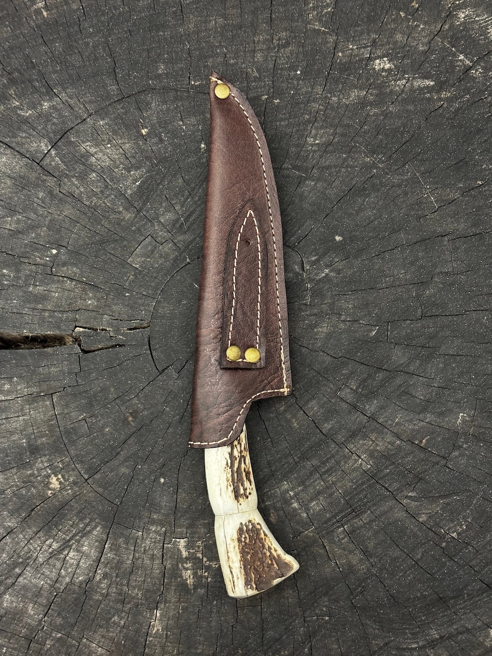 6" Utility Knife, Deer Antler, SS440 - 150mm