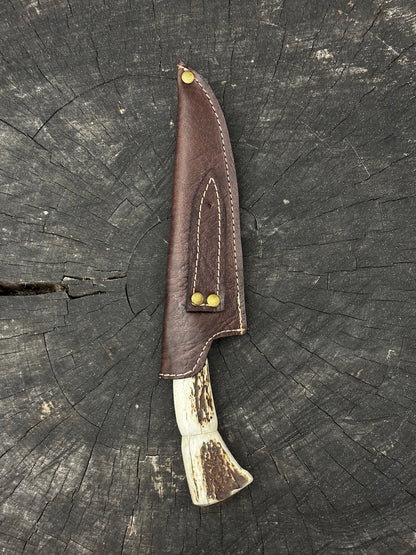 6" Utility Knife, Deer Antler, SS440 - 150mm