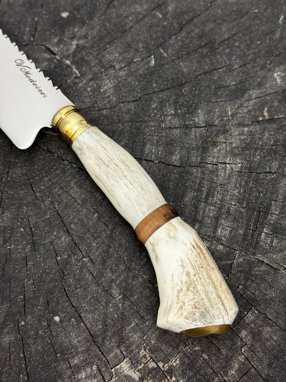 6" Utility Knife, Deer Antler, SS440 - 150mm